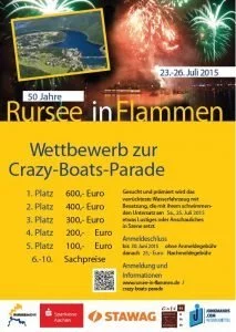 Rursee in Flammen